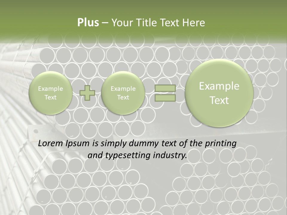 Equipment Electricity Ventilation PowerPoint Template