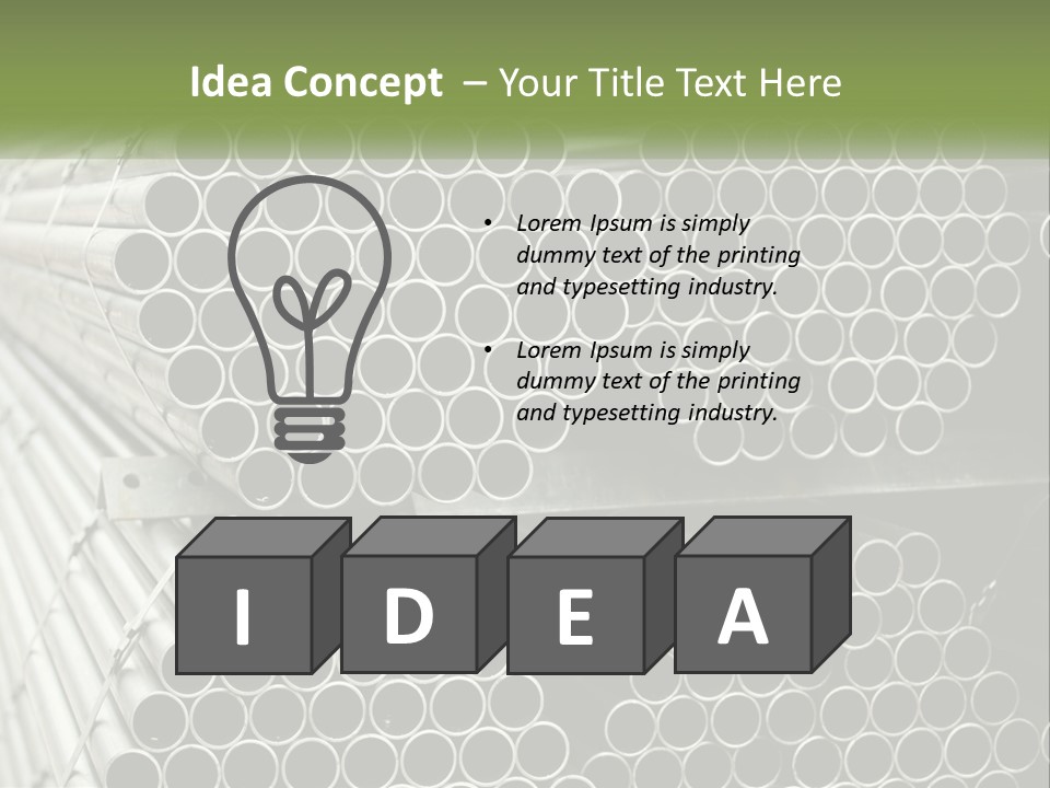 Equipment Electricity Ventilation PowerPoint Template