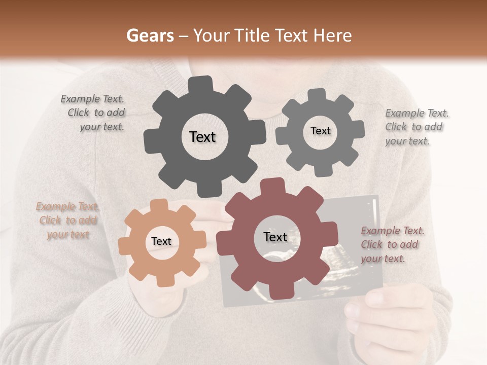 White Equipment Ventilation PowerPoint Template