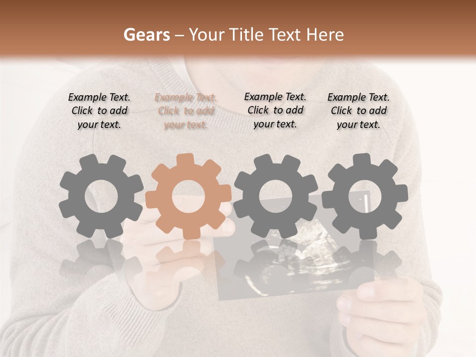 White Equipment Ventilation PowerPoint Template