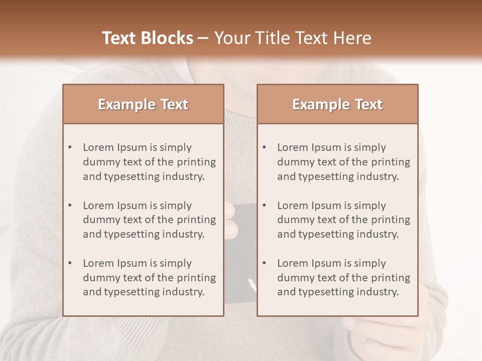 White Equipment Ventilation PowerPoint Template