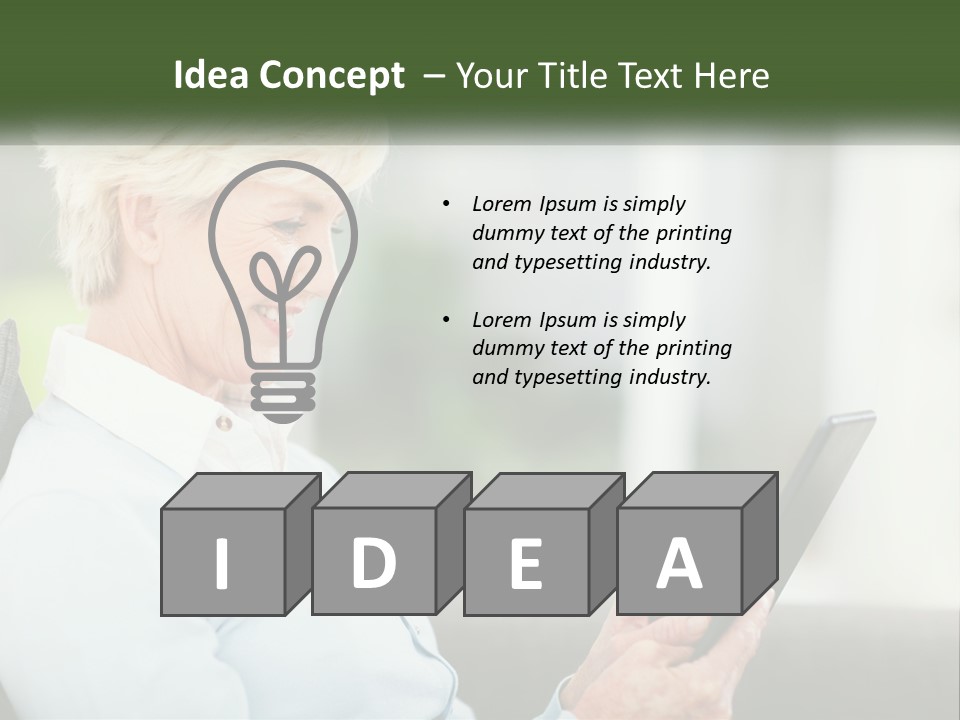 Electricity Industry Switch PowerPoint Template