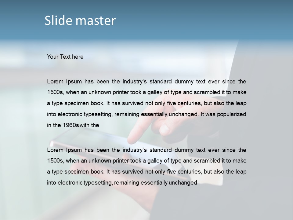 Condition White Part PowerPoint Template