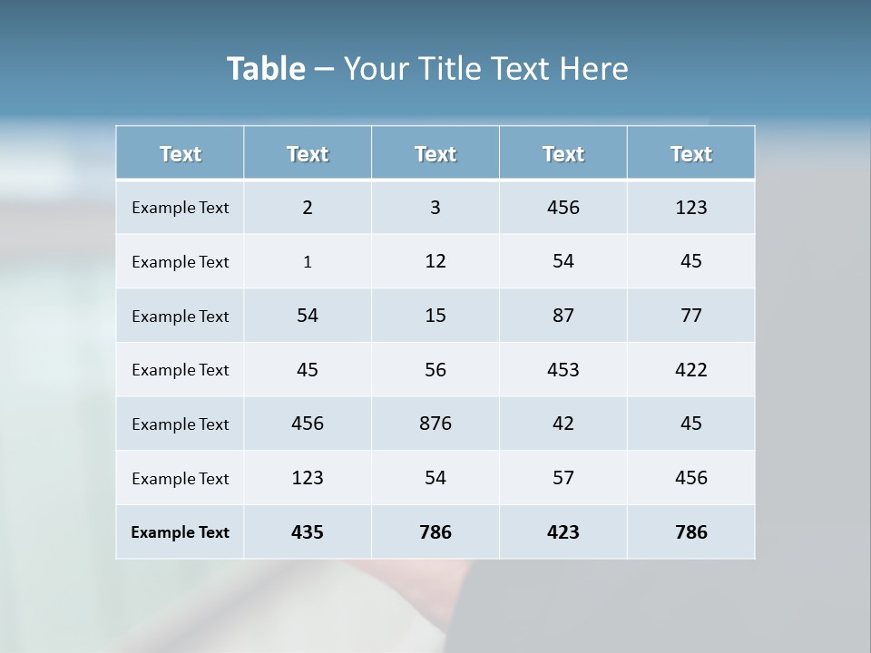 Condition White Part PowerPoint Template