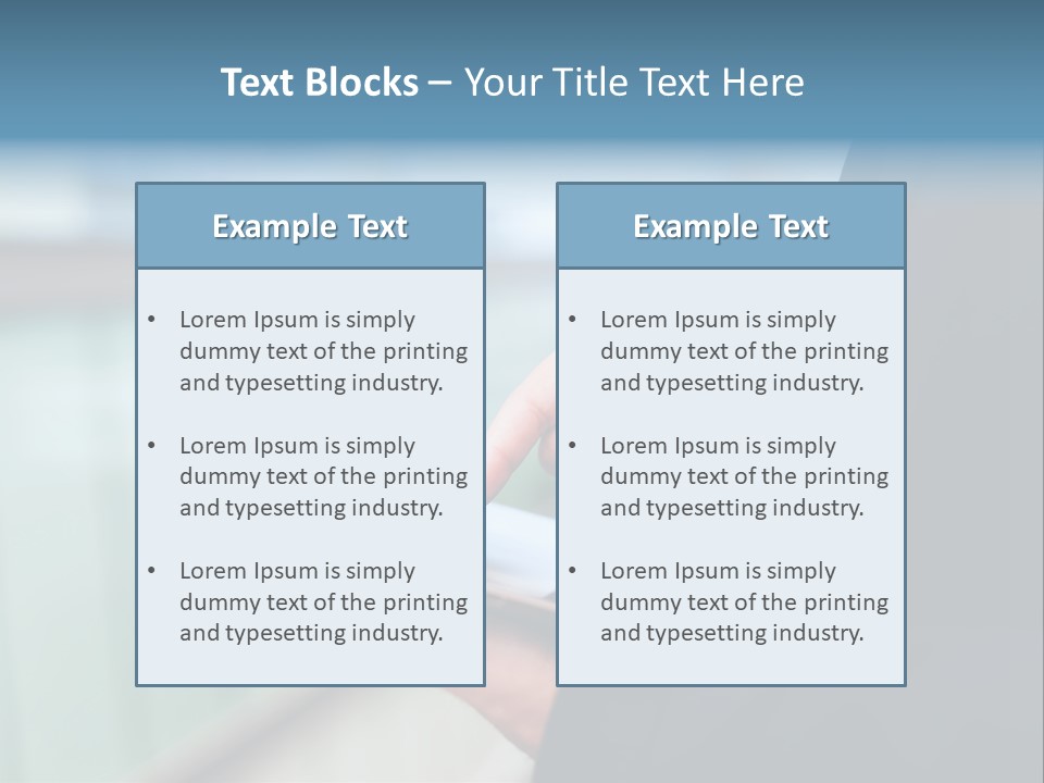 Condition White Part PowerPoint Template