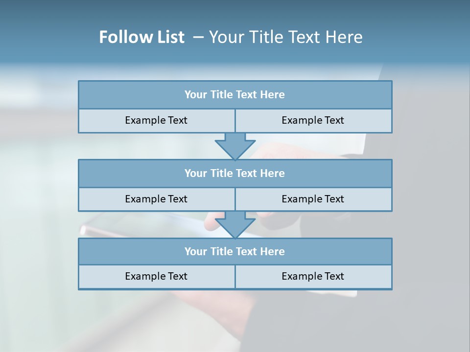 Condition White Part PowerPoint Template