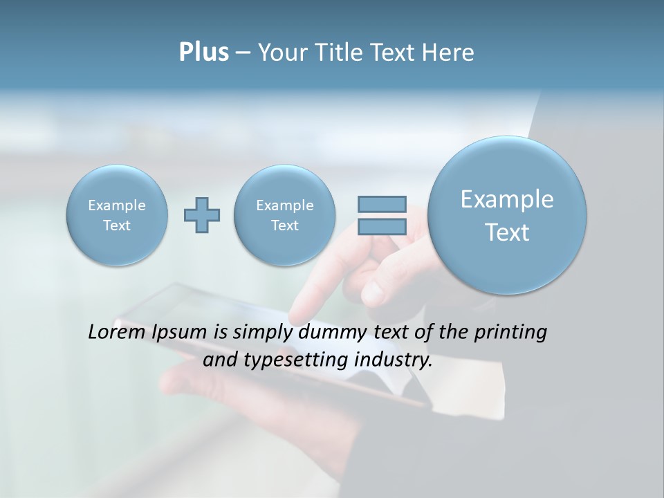 Condition White Part PowerPoint Template