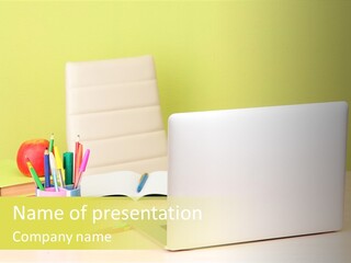 Cooling White Energy PowerPoint Template