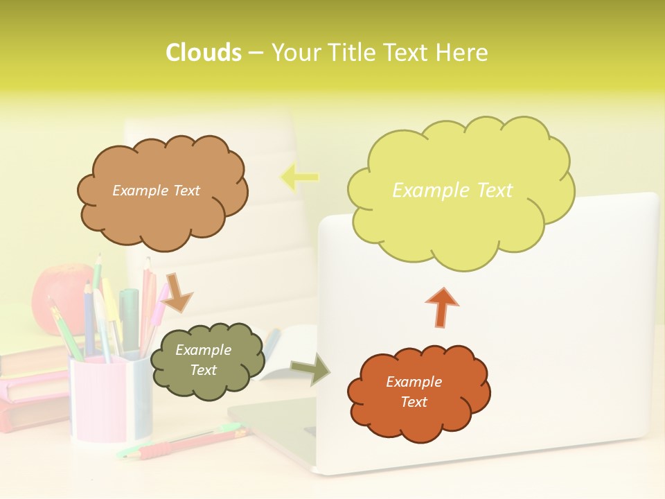 Cooling White Energy PowerPoint Template