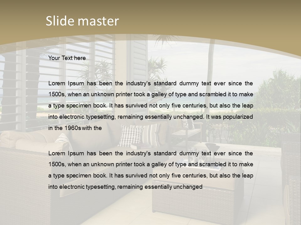 Electricity Electric Conditioner PowerPoint Template