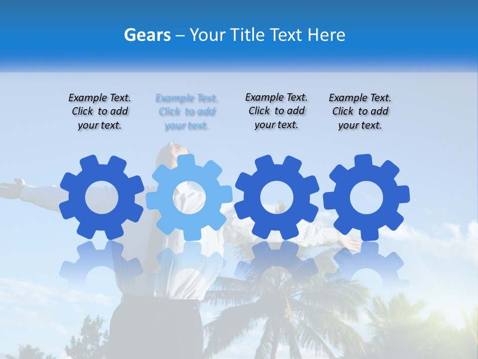 Heat System White PowerPoint Template