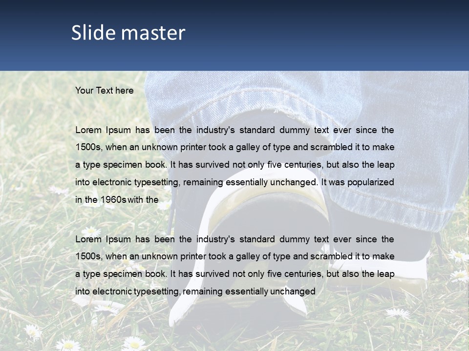 Air Equipment White PowerPoint Template