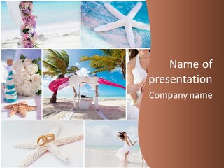 White Conditioner Part PowerPoint Template