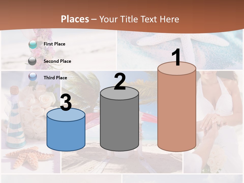 White Conditioner Part PowerPoint Template