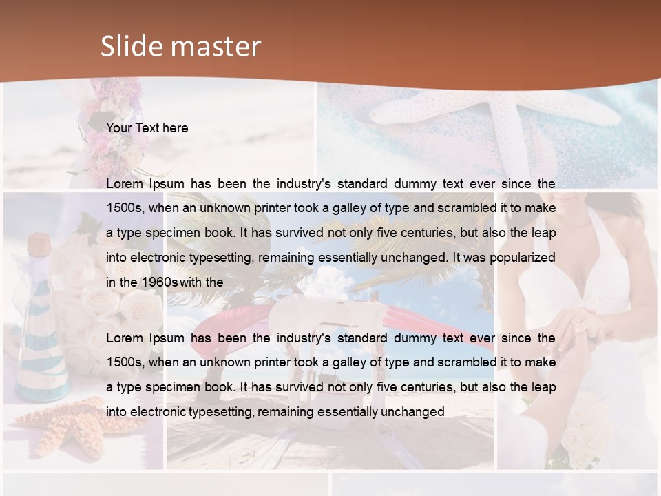 White Conditioner Part PowerPoint Template