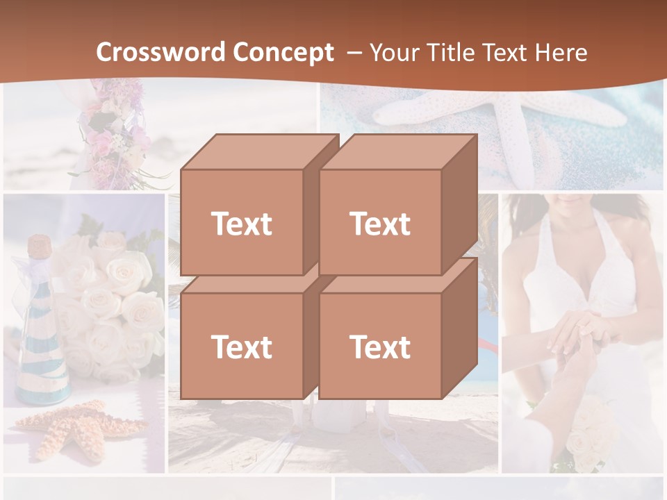 White Conditioner Part PowerPoint Template