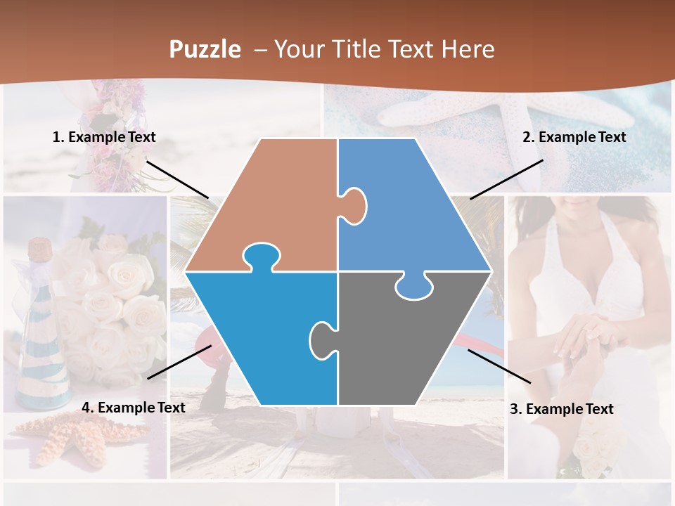 White Conditioner Part PowerPoint Template