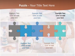 White Conditioner Part PowerPoint Template