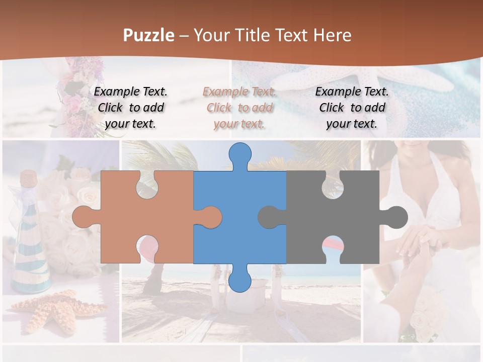 White Conditioner Part PowerPoint Template