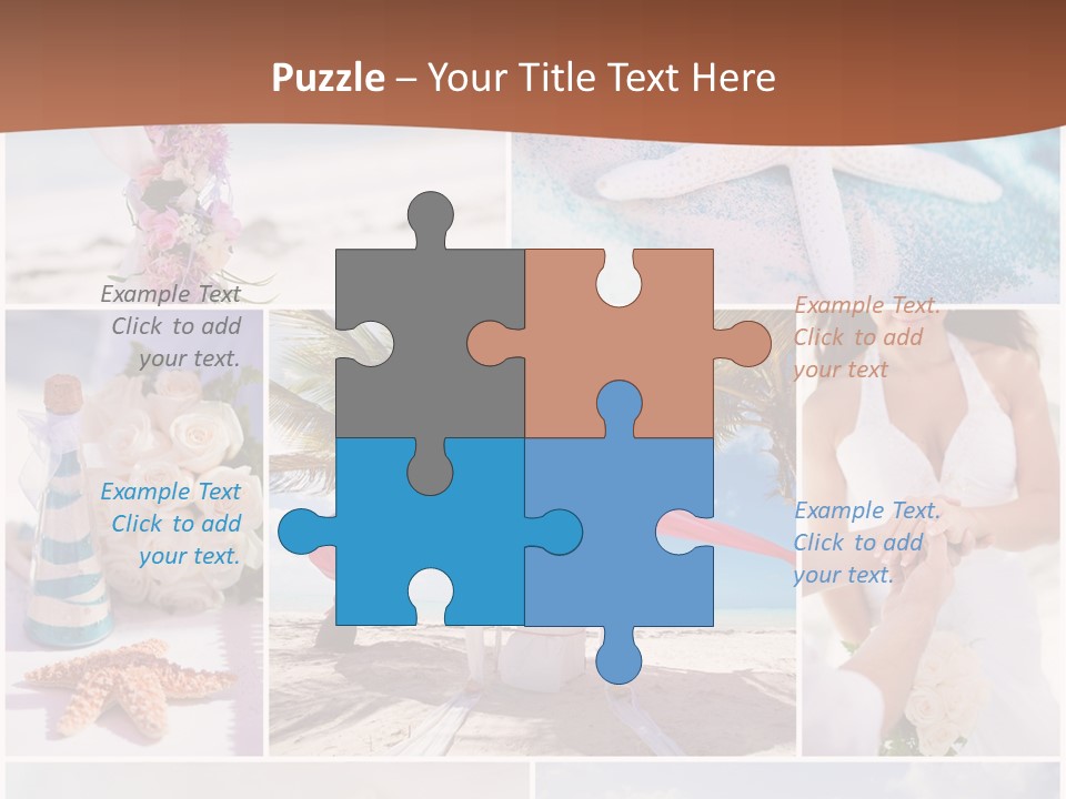 White Conditioner Part PowerPoint Template