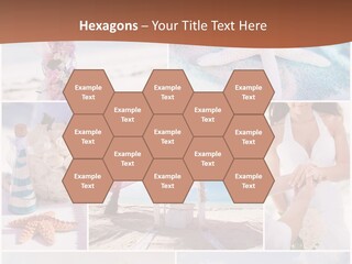 White Conditioner Part PowerPoint Template