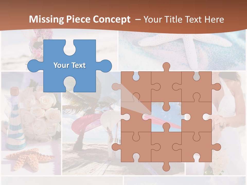 White Conditioner Part PowerPoint Template