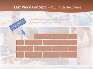 White Conditioner Part PowerPoint Template