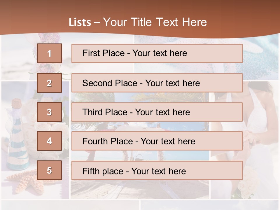 White Conditioner Part PowerPoint Template