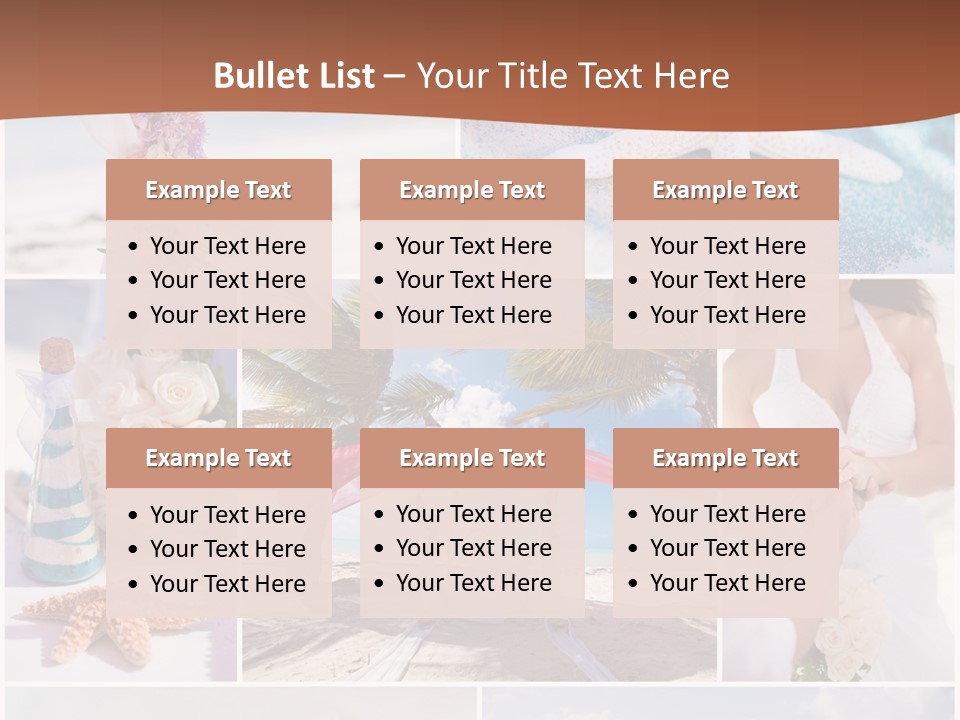 White Conditioner Part PowerPoint Template