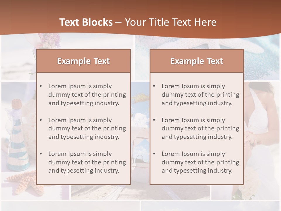 White Conditioner Part PowerPoint Template