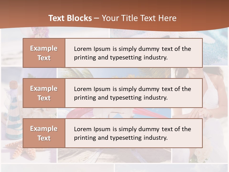 White Conditioner Part PowerPoint Template