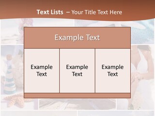 White Conditioner Part PowerPoint Template