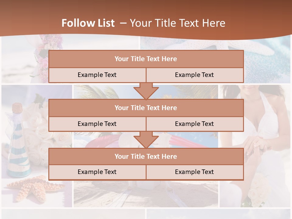 White Conditioner Part PowerPoint Template