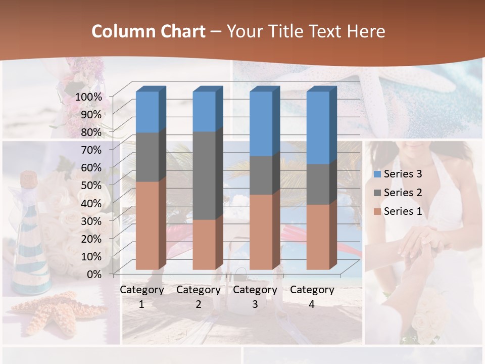 White Conditioner Part PowerPoint Template
