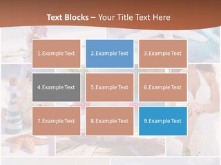 White Conditioner Part PowerPoint Template