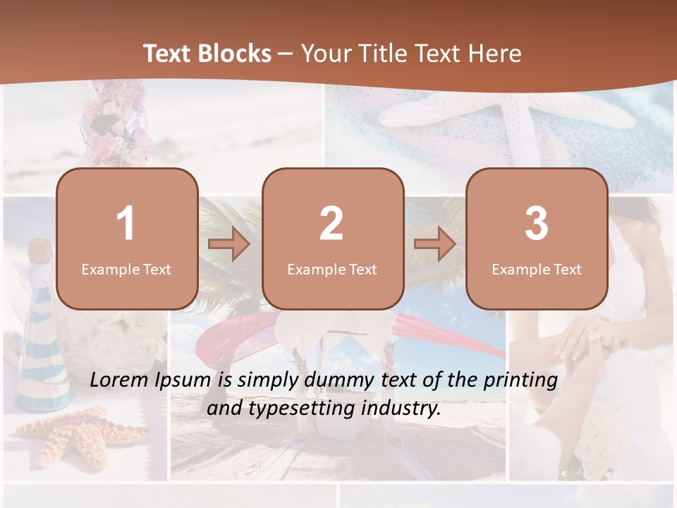 White Conditioner Part PowerPoint Template