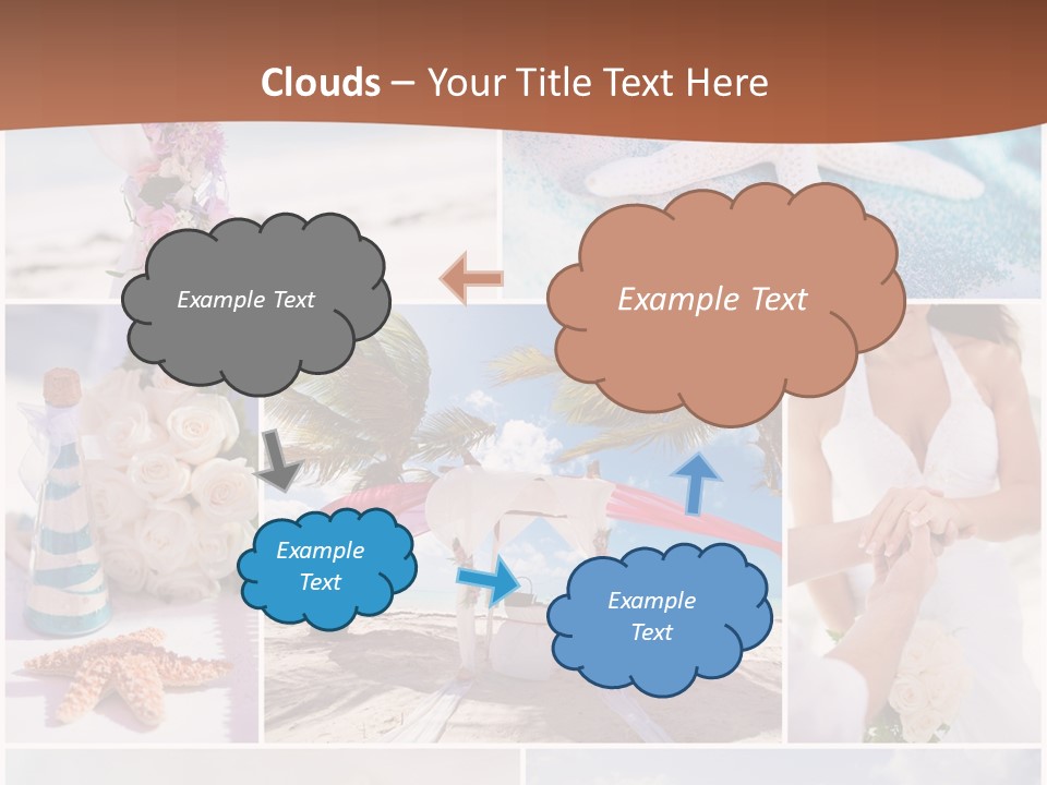White Conditioner Part PowerPoint Template