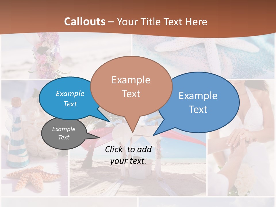 White Conditioner Part PowerPoint Template