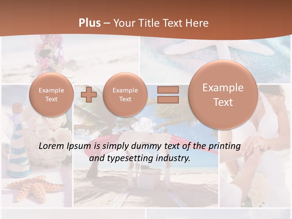 White Conditioner Part PowerPoint Template