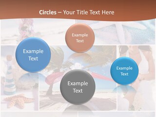 White Conditioner Part PowerPoint Template