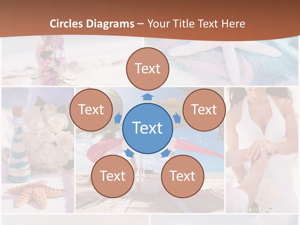 White Conditioner Part PowerPoint Template