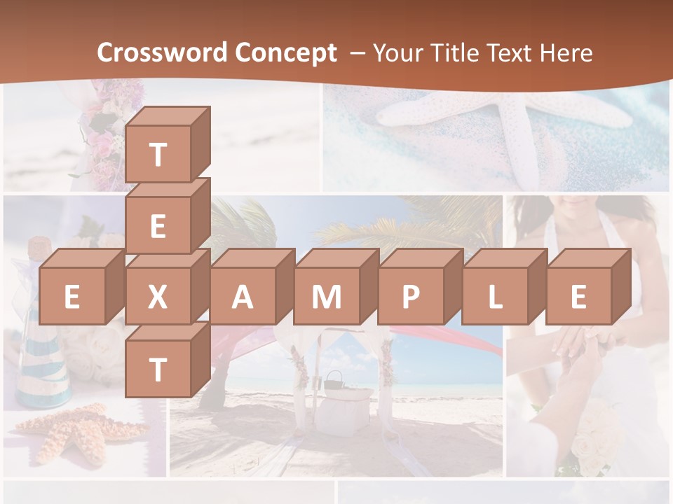 White Conditioner Part PowerPoint Template