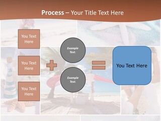 White Conditioner Part PowerPoint Template
