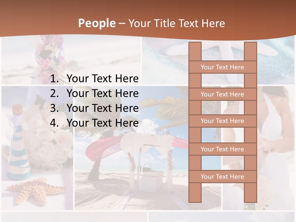 White Conditioner Part PowerPoint Template