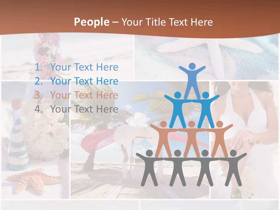 White Conditioner Part PowerPoint Template