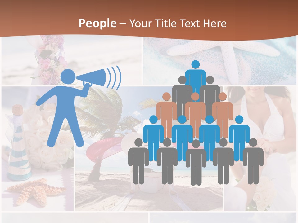 White Conditioner Part PowerPoint Template