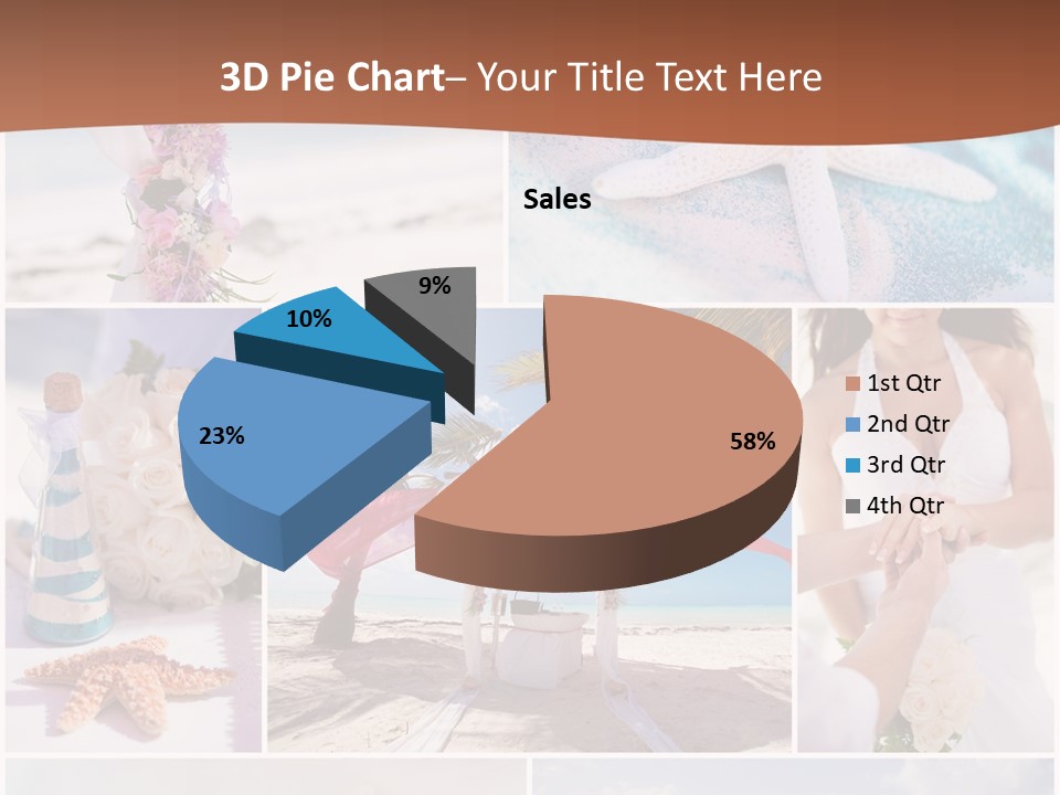 White Conditioner Part PowerPoint Template
