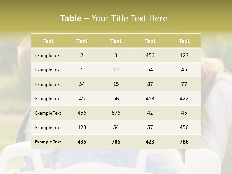 House Part Equipment PowerPoint Template
