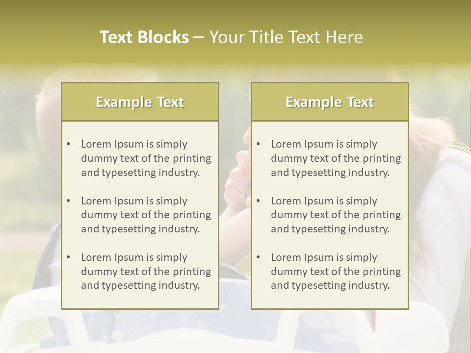 House Part Equipment PowerPoint Template