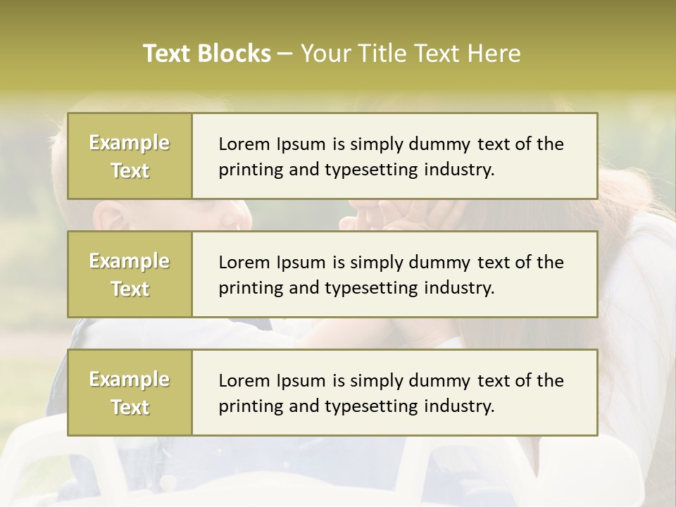 House Part Equipment PowerPoint Template